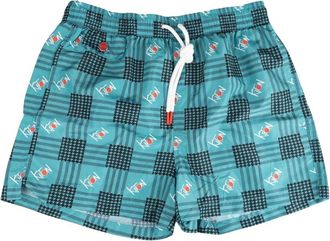 Kiton Swim Trunks Regular Fantasy - Heren - Strandmode - Veelkleurig - M - Polyester - Badmode
