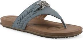 White Mountain Aladdin Flip Flop in Blue Raspberry/Smooth at Nordstrom Rack, Size 7.5