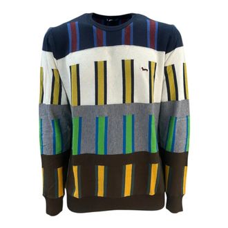 Harmont & Blaine Round-neck Knitwear, male, Multicolor, Size: L Knitted Jumpers