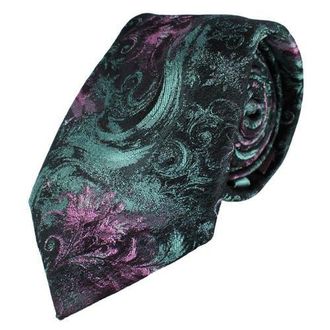 Trafalgar Store Big and Tall Arcane Storm Silk Novelty Neck Tie in Multiple at Nordstrom