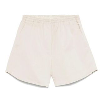 Forte_Forte Dames, Korte broeken, Beige, Maat: S Katoen