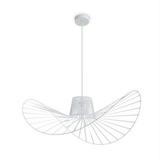 Paco Home Lámpara De Suspensión led Salón Comedor Dormitorio Colgante Estilo Moderno Lámpara colgante - Blanco, Weiß (Ø90cm) (de) - Paco Home