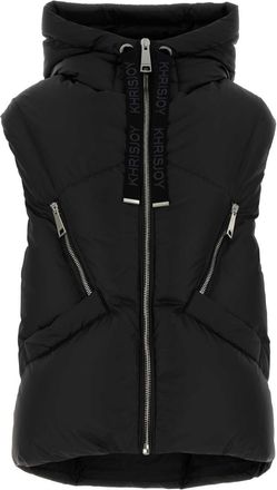 Khrisjoy Black Polyester Blend Down Jacket