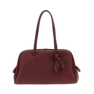 Jacquemus Turismo Bowling Bag - Dames - Tassen - Rood - Maat: ONE Size Katoen