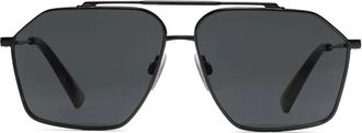 Dolce & Gabbana Eyewear Occhiali da sole Stefano stile pilota - Nero