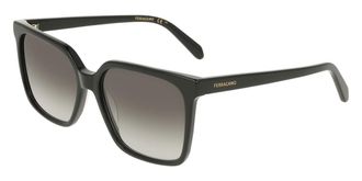Ferragamo SF2102S 001 Womens Sunglasses Black Size 57