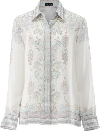 van Laack Cellisa Blouse - Dames - Overhemden - Veelkleurig - XL - Overhemden