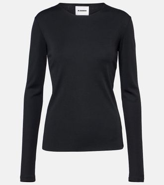 BURBERRY｜LONG-SLEEVED ROUND NECK T-SHIRTS (Cotton Top ( Burberry London Cotton Top 3/4 Sleeve T Shirt Nova Check