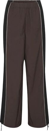 Rotate Pantaloni con inserti - Marrone