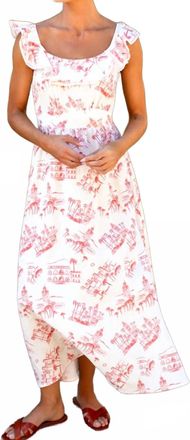 Emerson Fry St Jean Dress In Postcard Linen