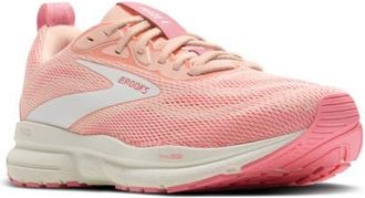 Brooks Trace 4 Running Shoe in Tropical Peach/dianthus/grey at Nordstrom, Size 6.5