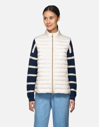 Geox Womens Geox W JAYSEN Womens Grey Gilets - Size: 14