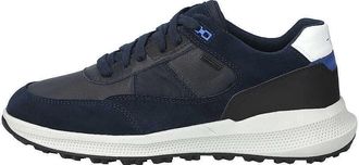 Geox Lowtop Sneaker U Pg 1X B ABX A - Heren - Sneakers - Zwart - 46 EU - Leer - Schoenen