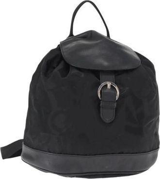 Ferragamo Pre-owned Nylon Rugzak - Dames - Vintage Rugzakken - Zwart - ONE Size - Nylon - Vintage