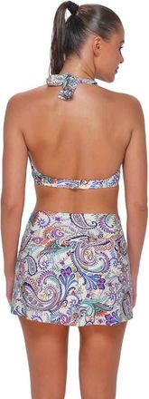 Sunsets Allison Swim Skirt Bottoms in Tide Pool Twist at Nordstrom, Size 16