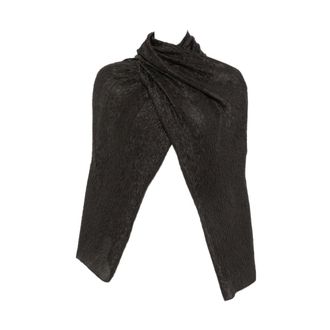 Cortana Chal de seda con mangas - Accessories - Mujer - Marr&oacute;n - M