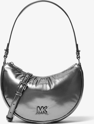 Michael Kors Kyla Small Puffy Metallic Convertible Pochette