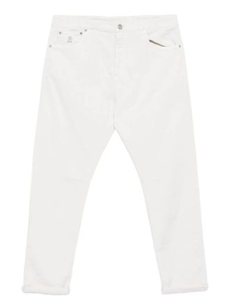 Brunello Cucinelli Five-Pocket Straight Leg Jeans
