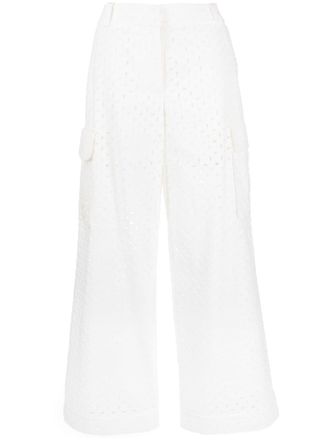 Zimmermann Pantaloni Matchmaker Anglaise - Bianco