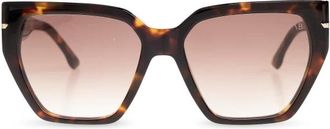 Victoria Beckham Zonnebril - Dames - Zonnebrillen - Bruin - ONE Size - Polyester - Accessoires