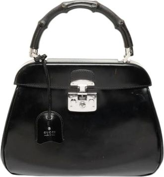 Gucci Pre-owned Handbags, female, Black, Size: ONE SIZE Pre-owned Vintage Handbag