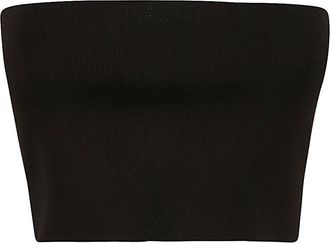 Liviana Conti Brown Viscose Bandeau Top