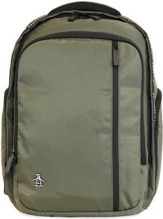 Original Penguin Zip Nylon Backpack in Beetle at Nordstrom Rack