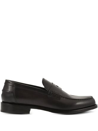 Doucal's leather loafers - Brown