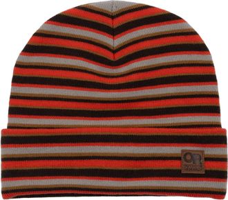 Outdoor Research Juneau Stripe Beanie Brown