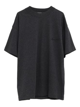 Fear of God embroidered-logo T-shirt - men - Cotton/Polyester - L - Black