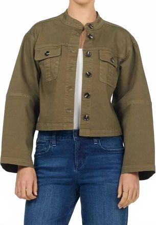 Dear John Denim Rowe Jacket In Olive Branch