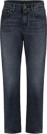 Dolce & Gabbana Boyfriend Jeans - Dames - Regular Fit Jeans - Blauw - XS - Katoen - Jeans