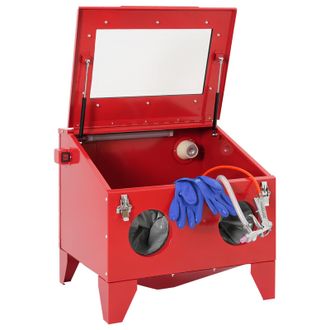 vidaXL Cabina De Chorro De Arena 150 L 125 Psi Acero Laminado En Fr&iacute;o Vidaxl