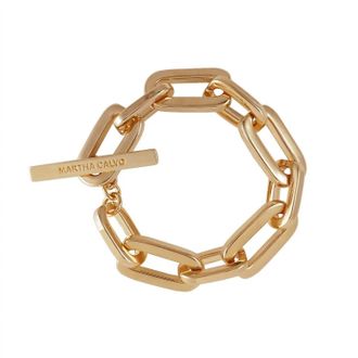 Joolz by Martha Calvo Womens Epic Toggle Bracelet In Gold