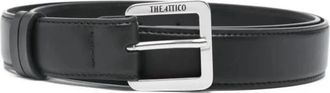 The Attico Leren Riem - Dames - Riemen - Zwart - S - Leer - Accessoires