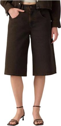 Levi's Dames, Korte broeken, Bruin, Maat: W27 Katoen