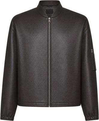 Fendi Jassen - Heren - Leren en Su&egrave;de Jassen - Bruin - M - Jassen