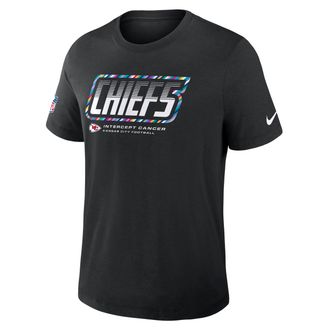 Nike Kansas City Chiefs Crucial Catch Sideline Nike Mens Dri-FIT NFL T-Shirt in Black | 034J00AZUG-F9R