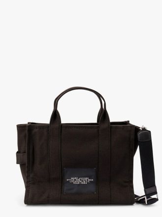 Marc Jacobs Womens Tote Crossbody Bag Canvas Black Cotton Shoulder