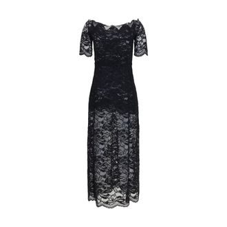 Paco Rabanne Womens Black Polyamide Long Dress
