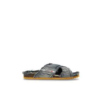 Diesel Sliders, male, Blue, Size: 11 US D-Woodstock Cross