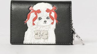 Ganni Portafoglio Ganni in pelle riciclata con stampa Dog