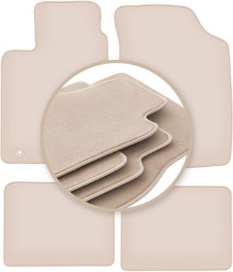 OEM Alfombrillas Premium Beige Para: Renault Thalia I Berlina 2000-2010