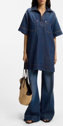 Boss Orange by Hugo Boss C POLO DRESS 1027744 in Dark Blue at Nordstrom, Size X-Large