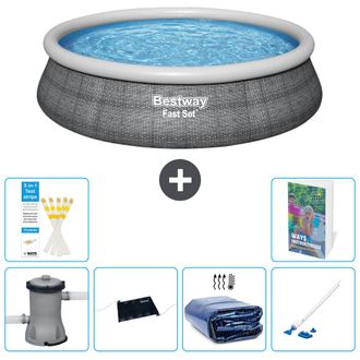 Bestway Piscina Bestway Fast Set Redonda - 457x84 Cm - 7-piezas S252