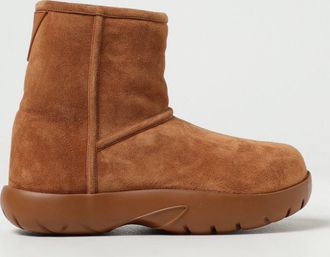 Bottega Veneta Womens Padded Shearling Ankle Boots - Brown Sheepskin - Size EU 35