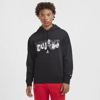 Nike Mens Ja Fleece Basketball Hoodie in Black | FZ1038-010