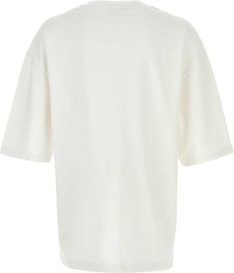 Willy Chavarria Mens Prayer T-Shirt White Cotton
