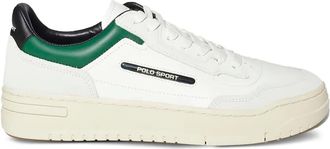 Polo Ralph Lauren Sneakers con suola rialzata e lacci - Bianco