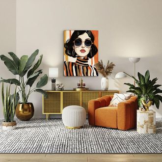 Schuller Lienzo Acrilico Orange 90x120